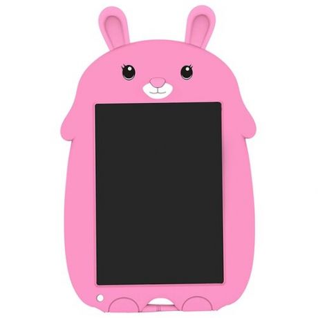 Графический планшет для рисования в форме зайчонка, диагональ 8,5, цвет розовый, 27,5х19х1 см, little Rainbow LR-BRD-09