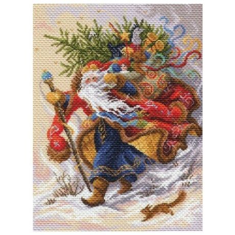 Дед Мороз Рисунок на канве 37/49 37х49 (29х39) Матренин Посад 1702