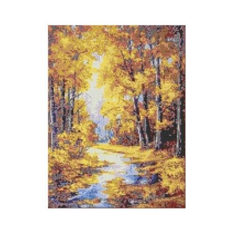 Осенние краски Рисунок на ткани 27х35,5 Каролинка ткбп 3041