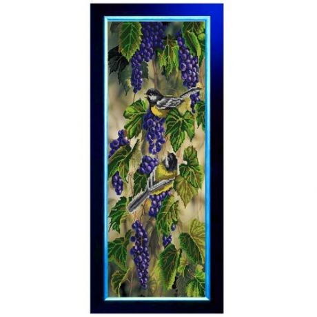 Рисунок на ткани Конёк (бисер), Птички-синички, 25*65 см (9847)