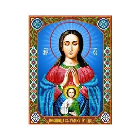 Богородица Помощница в родах Рисунок на ткани 18,5х24,5 Каролинка ткби 4098