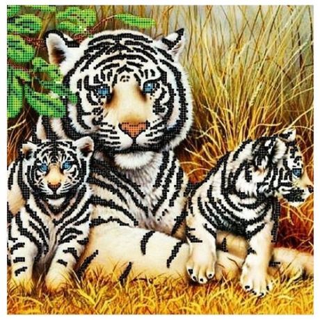 Тигры Рисунок на ткани 30х30 30х30 Божья коровка 153 Божья коровка 153