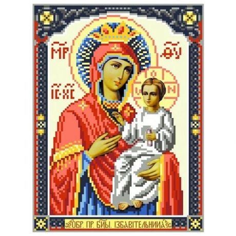 Богородица Избавительница Рисунок на шелке 28/34 28х34 (18х24) Матренин Посад 3007ш