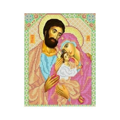 Святое Семейство Рисунок на ткани 19х25 Каролинка ткби 4042