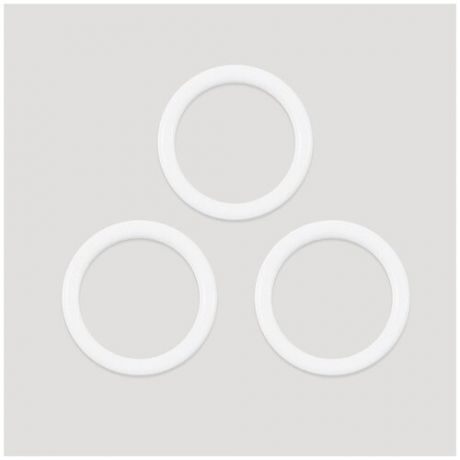 2818 Кольцо для бюстгальтера Arta-F, металл, 10 мм (001 белый), 50 шт