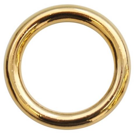 819-423 Кольцо литое, d=25*5мм (золото), 10 шт