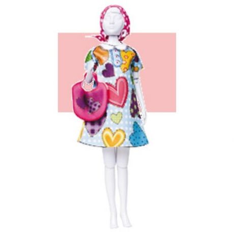 Набор для шитья «Одежда для кукол Twiggy Hearts №2», DressYourDoll