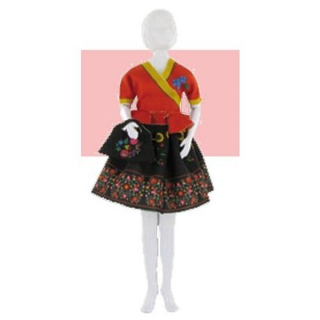 Набор для шитья «Одежда для кукол Steffi Folk №4», DressYourDoll