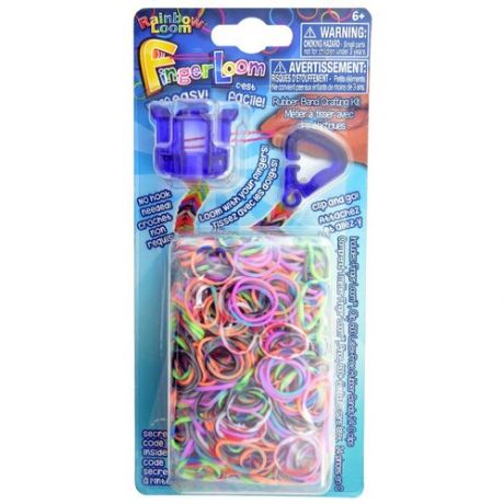 Набор для плетения браслетов из резинок Rainbow Loom Фингер Лум Фиолетовый (R0040B)