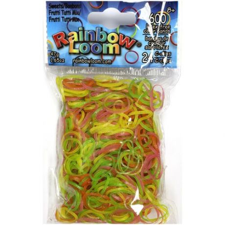 Rainbow Loom резинки для плетения Frutti Tutti Mix B0191
