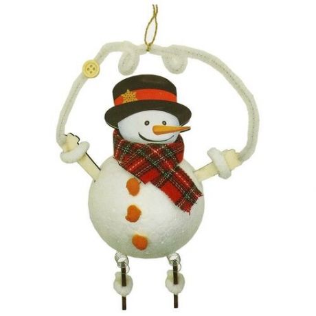Набор для творчества - создай ёлочное украшение Снеговичок на проволочке 4304323 .