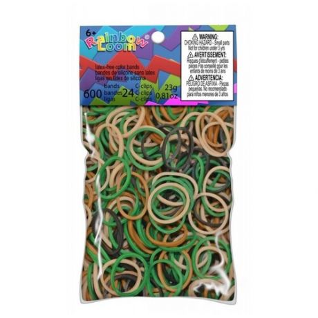 Резинки для плетения браслетов Rainbow Loom Камуфляж Camouflage (B0074(512))