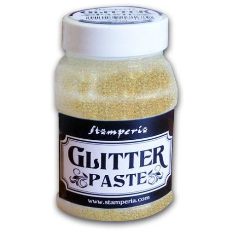 Паста с блестками Glitter Paste STAMPERIA банка с крышкой 5,5 х 7,5 см K3P45G