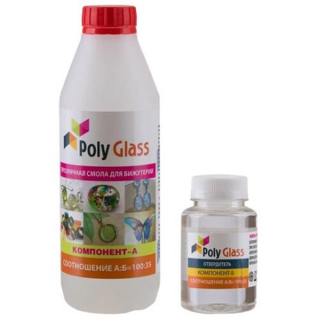 Эпоксидная смола Poly Max для бижутерии Poly Glass GP580 прозрачный