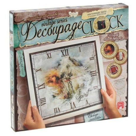 Danko Toys Набор для творчества Decoupage Clock Часы Свобода DKC0102