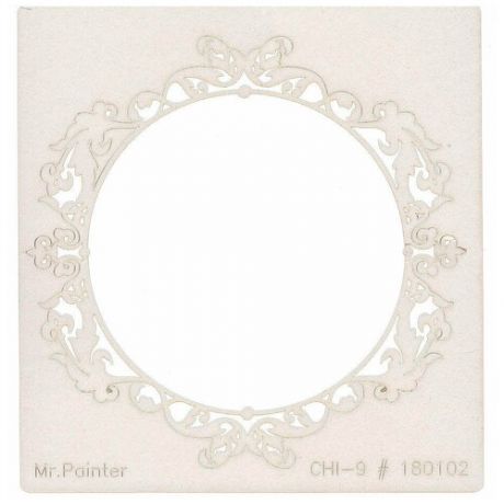 Картонные и бумажные элементы Mr. Painter CHI-9 Чипборд 9.5 см х 10 см 1 шт. 180102 "Дворцовый сад