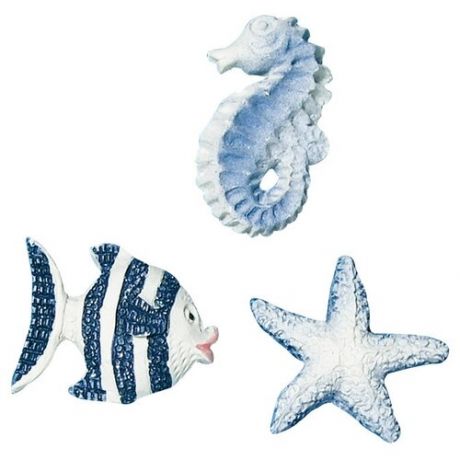 Набор декоративных элементов Морские животные RAYHER 2 см 8606800
