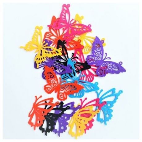 Набор декоративных бабочек из фетра Creative Impressions, 30 штук
