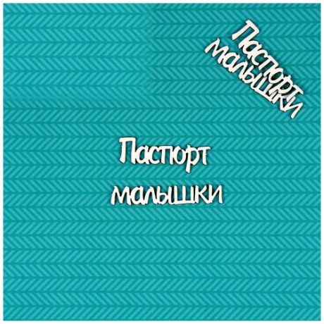 Чипборд Паспорт малышки