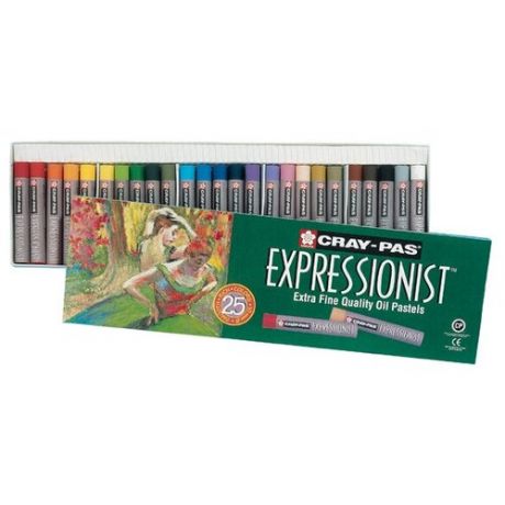 Набор пастели масляной Sakura Cray-Pas Expressionist 25 цветов XLP25