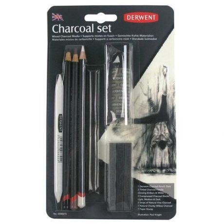 Набор графических материалов Derwent "Charcoal Set" в блистере
