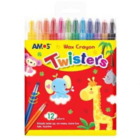 Набор восковых карандашей Twisters