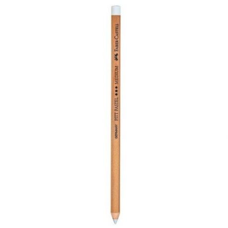 Пастель сухая художественная в карандаше Faber-Castell PITT® 101 белая, Мedium