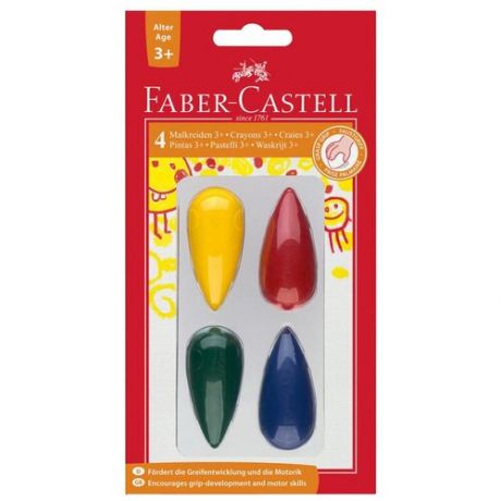 Faber-Castell Восковые мелки Bulb, 4 шт