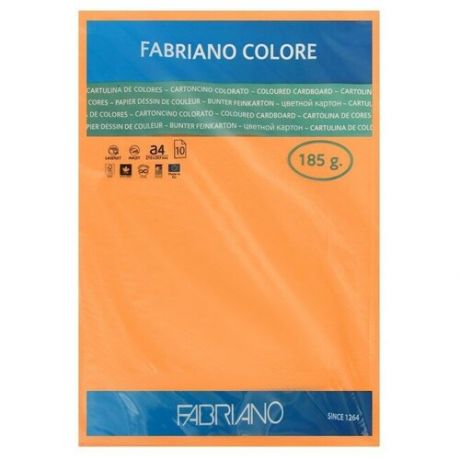 Бумага цветная Fabriano COLORE, 210 х 297мм, 185г/м², AVANA, ваниль (10 шт)