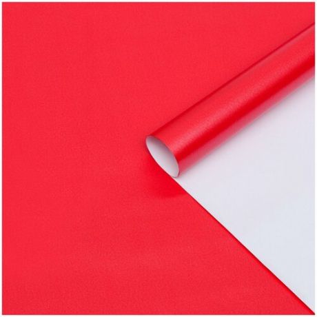 Бумага перламутровая, красная, 0.5 x 0.7 м, 2 листа