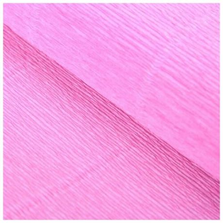 Бумага гофрированная, 554 "Детский розовый", 0,5 х 2,5 м