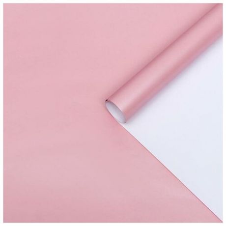 Бумага перламутровая, розовая, 0,5 х 0,7 м, 2 листа