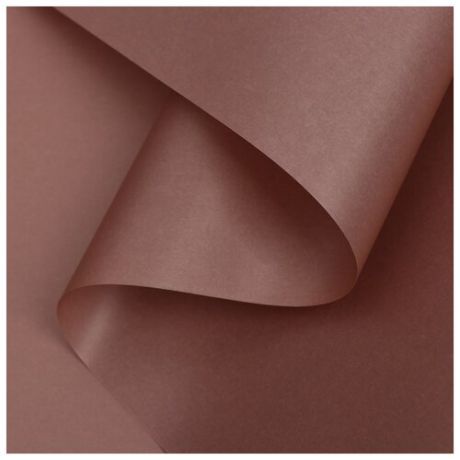 Бумага тишью с ламинацией, цвет светло-кофейный, 58 см x 5 м 75 микрон