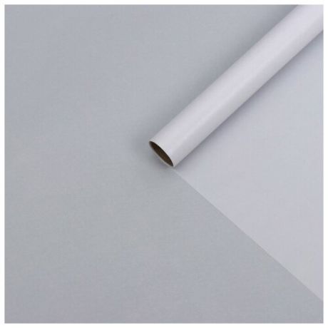 Бумага тишью водоотталкивающая, цвет белый, 58 см х 5 м 19 микрон