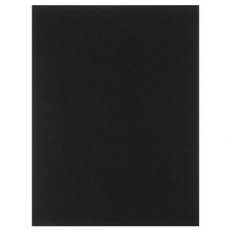 Картон целлюлозный чёрный тонированный, 1.25 мм, 30x40 см, Decoriton, 880 г/м²
