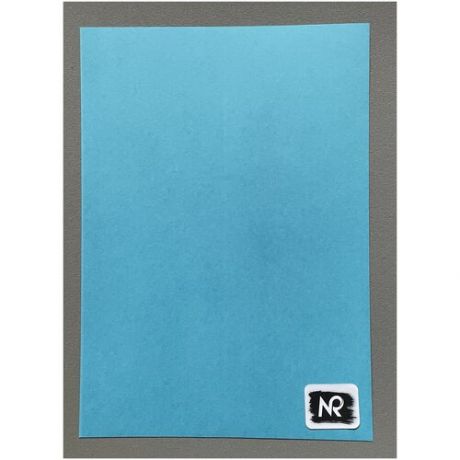 Бумага цветная самоклеющаяся А4 Голубой 20листов