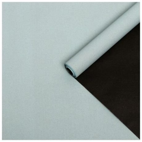 Бумага крафт двусторонняя, серый-черный, 0,6 х 10 м