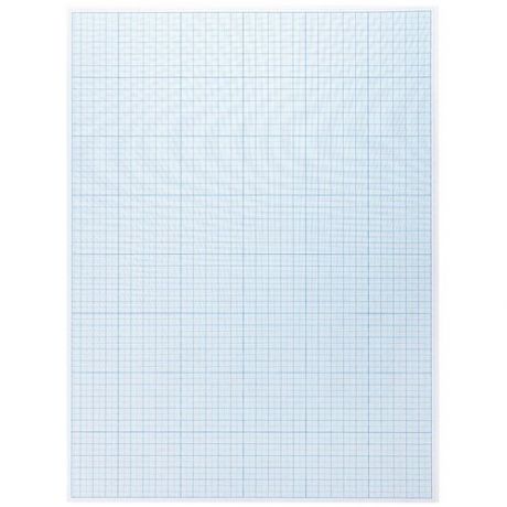 Бумага масштабно-координатная (миллиметровая), планшет А3, голубая, 20 листов, 80 г/ м 2 , STAFF, 113491