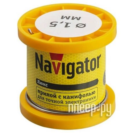 Припои с канифолью ПОС-61 Navigator 93083 NEM-Pos02-61K-1.5-K100 N