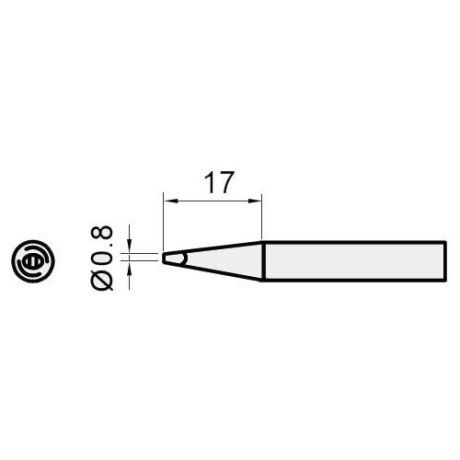 Жало для паяльника 5SI-216N-0.8D