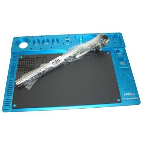 Алюминиевая платформа для микроскопа с ковриком для пайки