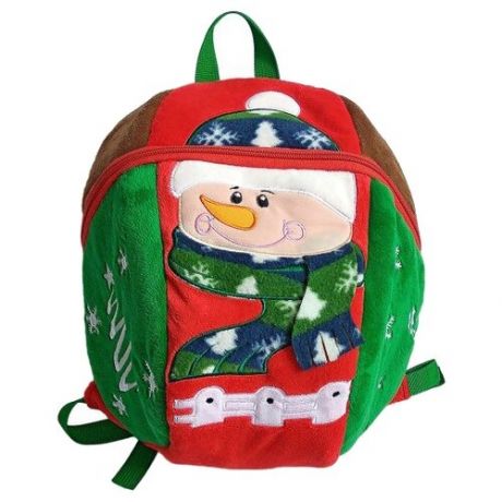 Shantou Gepai рюкзак Снеговик, зеленый/красный