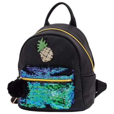 Berlingo рюкзак Glam Style Pineapple, черный