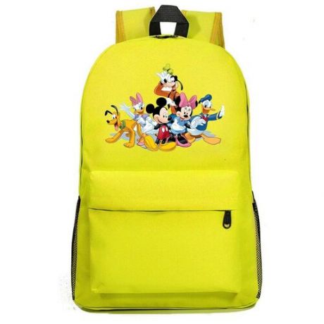 Рюкзак персонажи Микки Маус (Mickey Mouse) желтый №3
