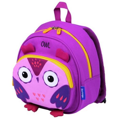 Berlingo Рюкзак-игрушка Mini kids "Wise owl", фиолетовый