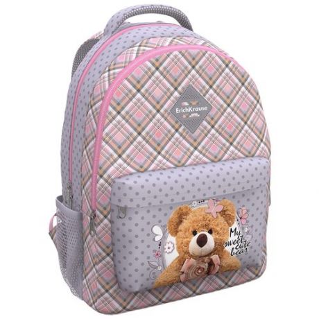 Ученический рюкзак ErichKrause® EasyLine® с двумя отделениями и грудной перемычкой 20L Teddy Bear