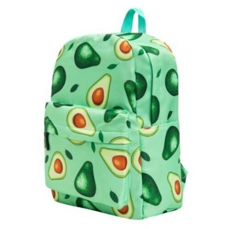 Рюкзак с авокадо . Размеры рюкзака 41х25х12