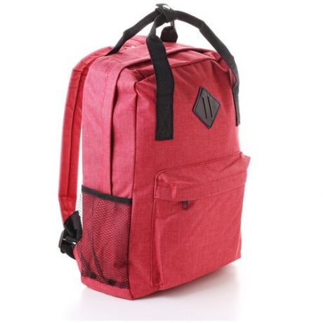 Рюкзак детский универсальный тёмно-розовый ACTION! для мальчиков и девочек (Casual) 39х27х10 легкий и прочный