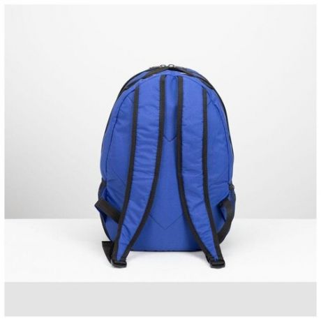 Рюкзак туристический Taif 27 л, 2 отдела на молниях, наружный карман, 2 боковые сетки, синий