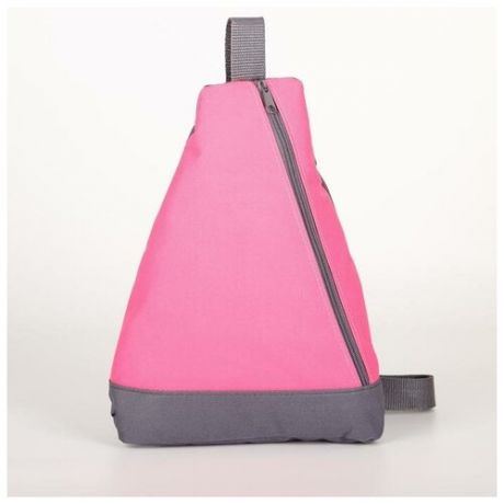Рюкзак для обуви зфтс отдел на молнии, цвет розовый